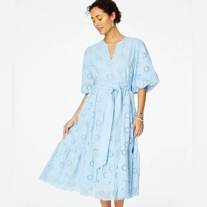 Roller Rabbit eyelet midi dress